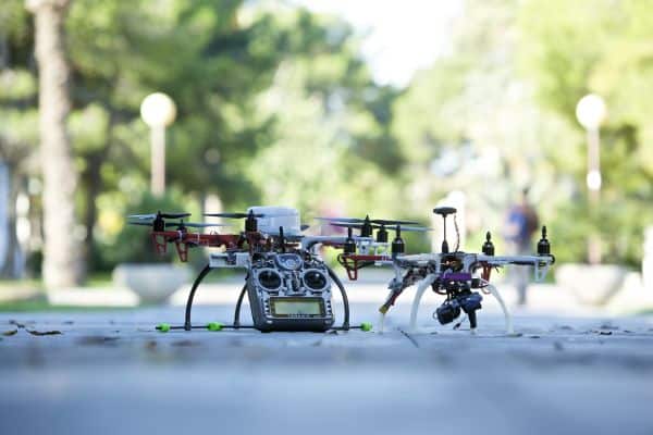drones en grupo