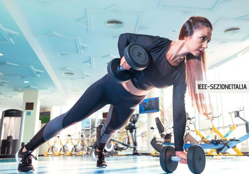 Woman Doing Exercise Inside Gym